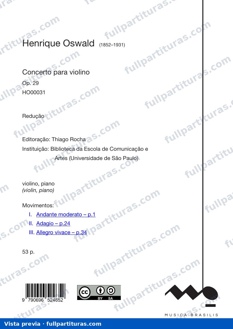 Concerto Para Violino Red — vista previa