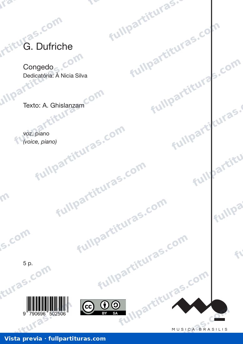 Congedo — preview
