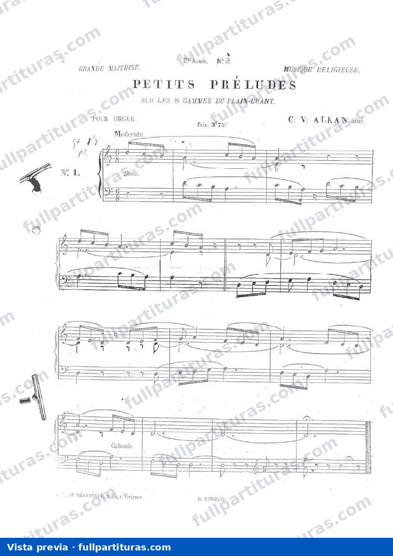 Petits préludes sur les 8 gammes du plain-chant — preview