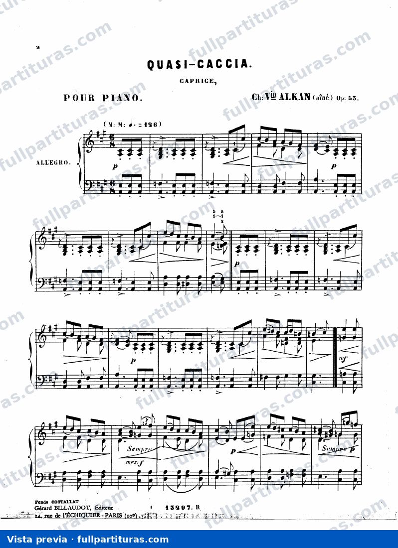 Quasi Caccia, Op.53 — preview