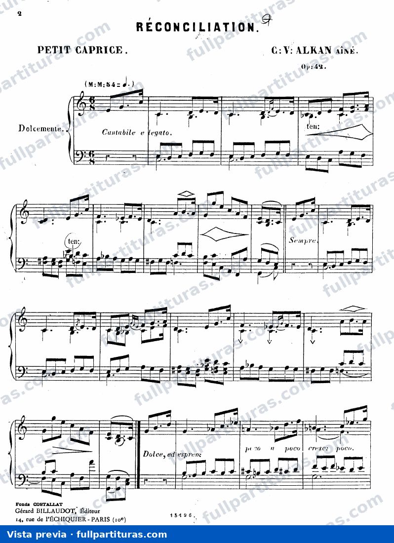 Réconciliation, Op.42 — preview