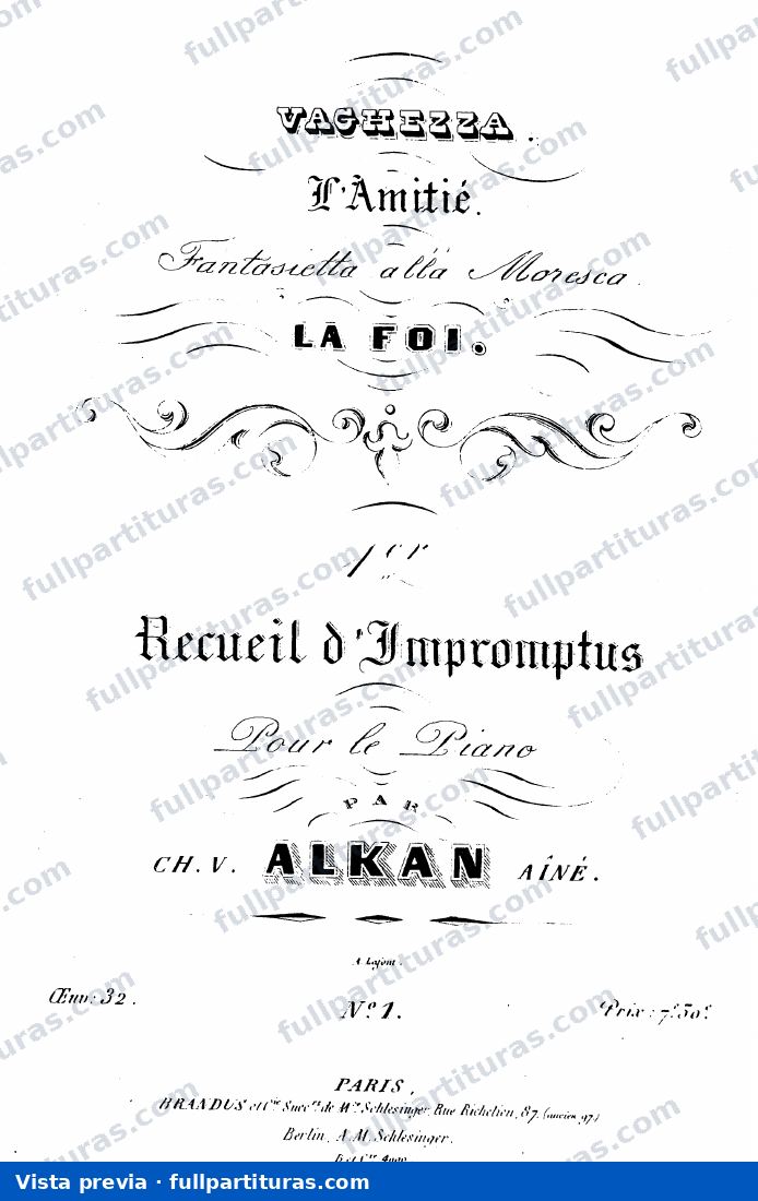 Recueil d'Impromptus, Op.32 — preview