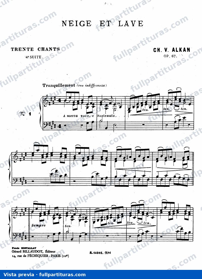 Recueil de Chants, Op.67 — vista previa