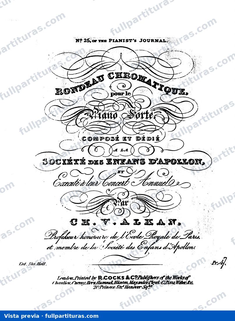 Rondeau chromatique, Op.12 — preview