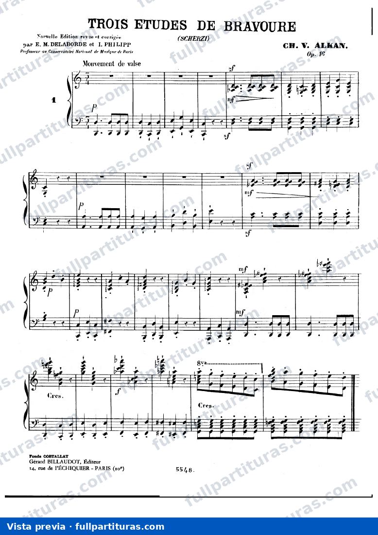 3 Scherzi di bravoure, Op.16 — preview