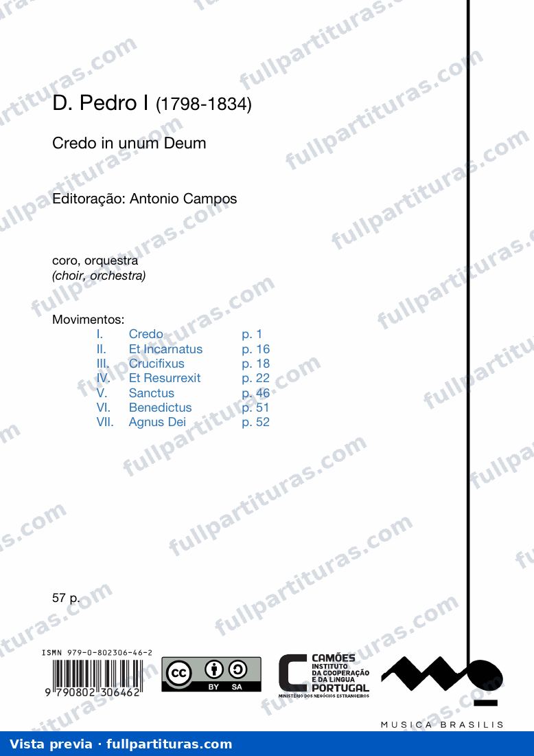 Credo in unum Deum — preview