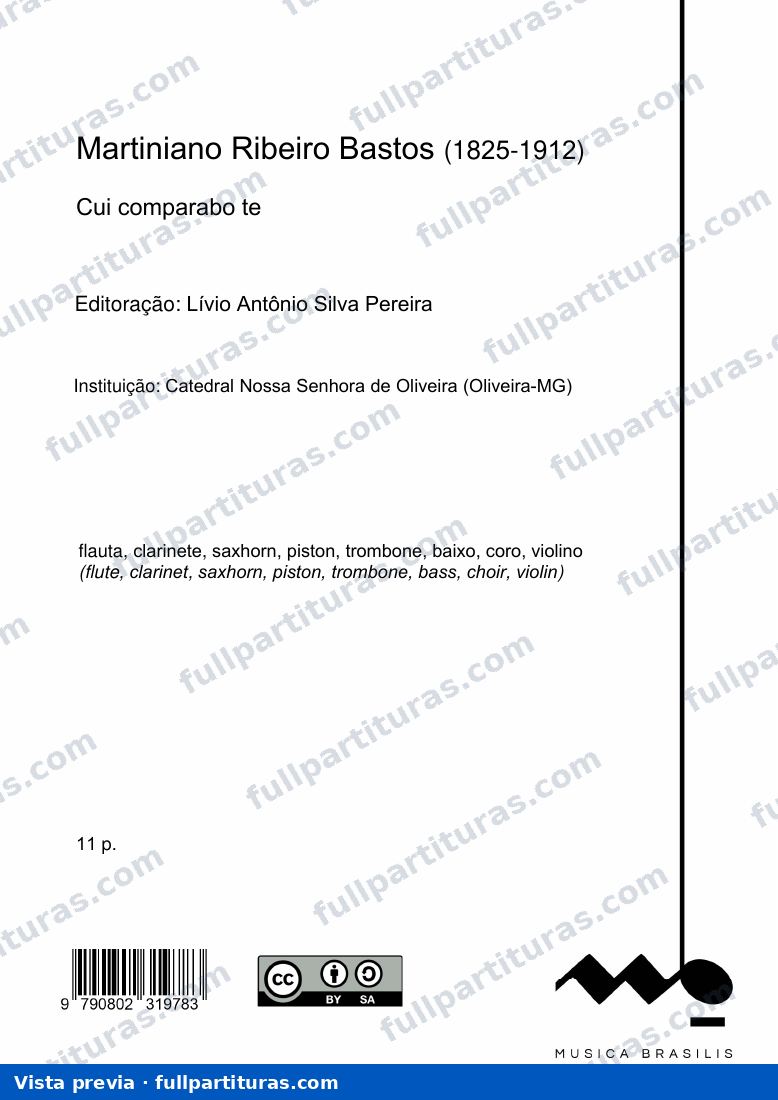 Cui comparabo te — preview