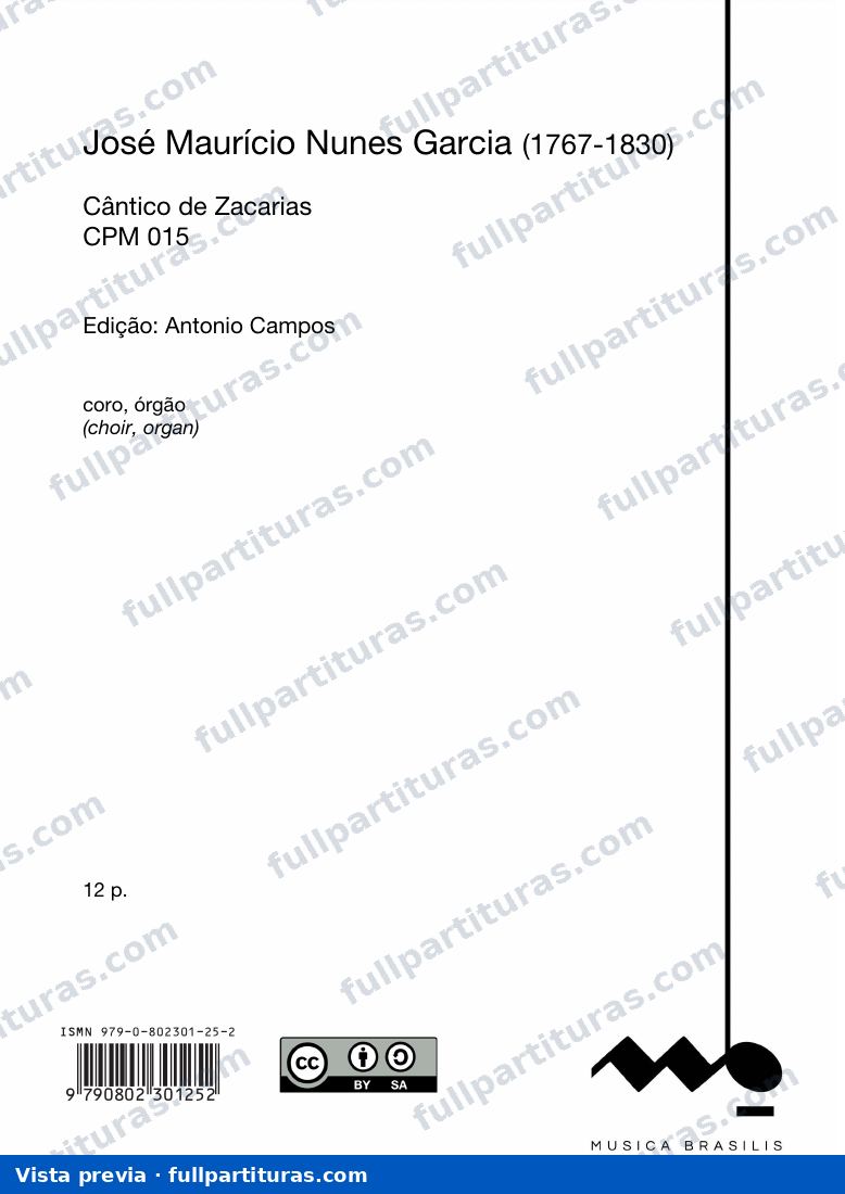 Cântico de Zacarias — preview