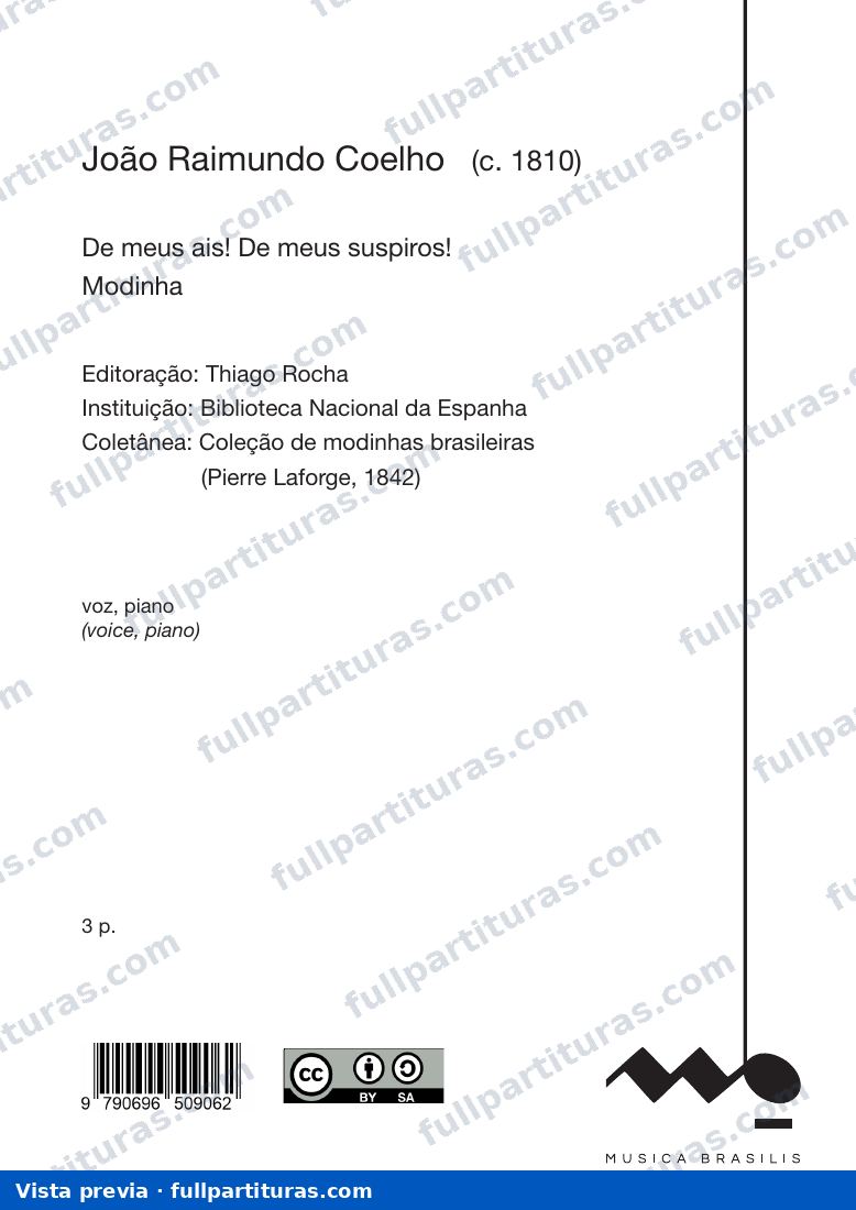 De meus ais! De meus suspiros! — preview