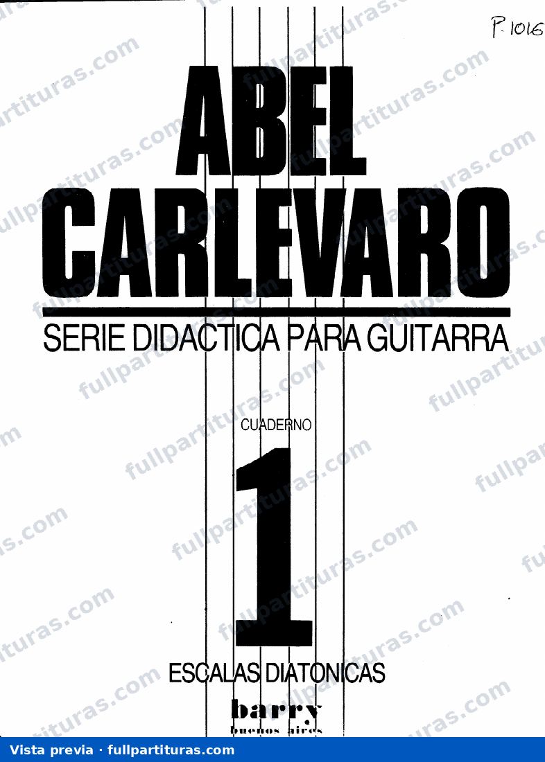 Cuaderno 1. Estudios para guitarra — preview