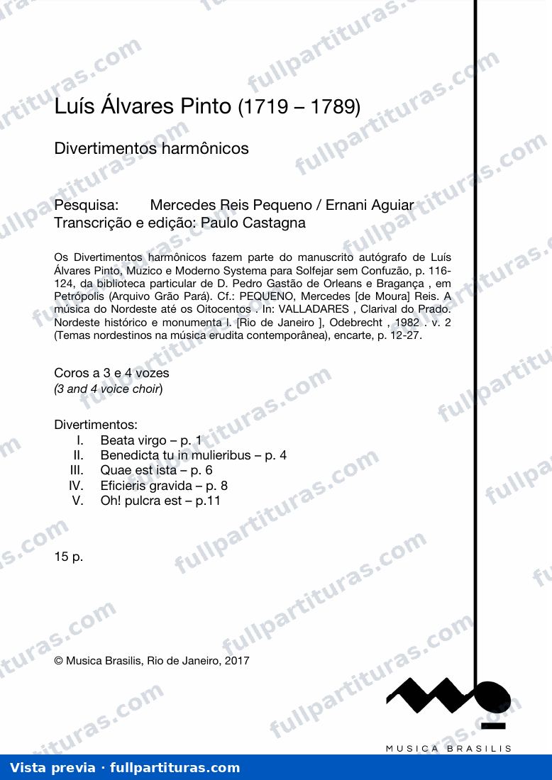 Divertimentos Harmônicos — preview