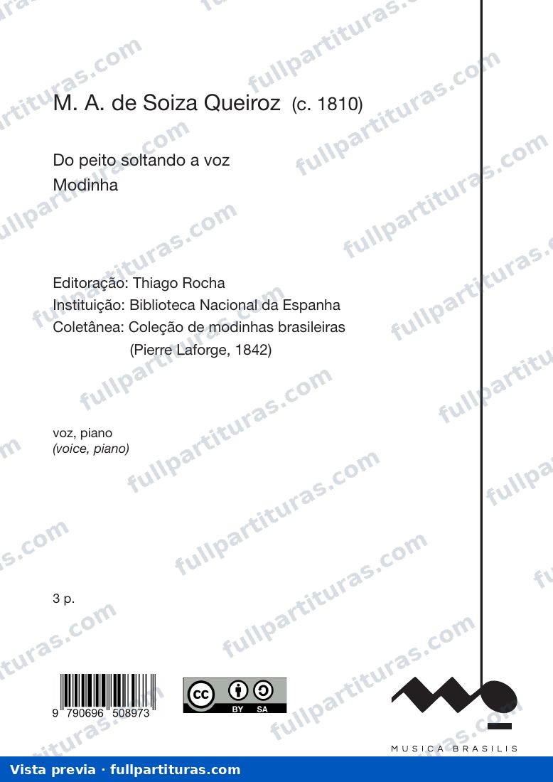 Do peito soltando a voz — preview