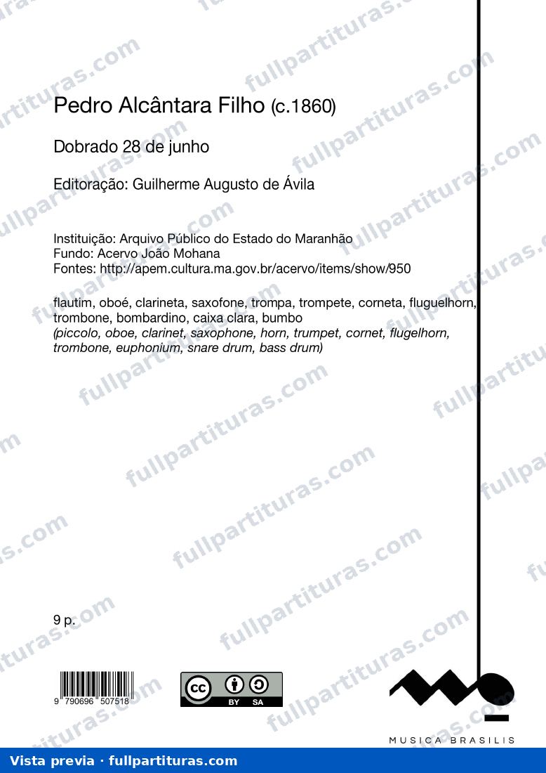Dobrado 28 de julho — preview