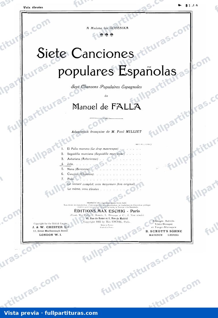 Ana Clara Vera Merino: 7 Canciones españolas — preview