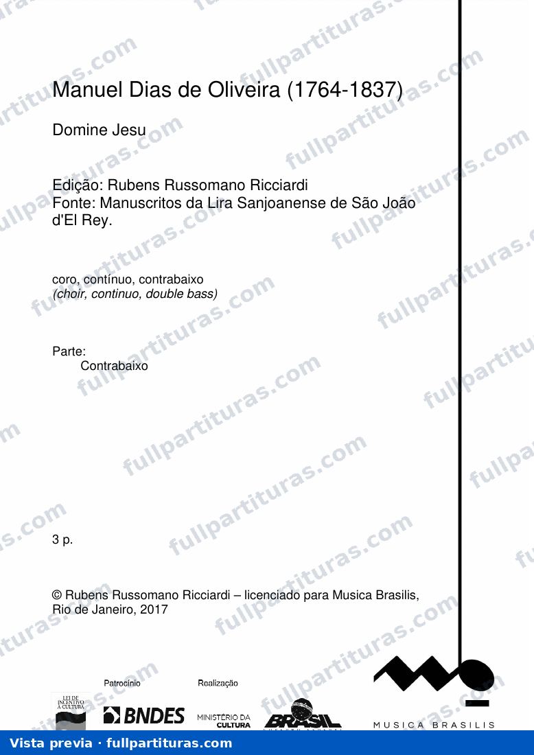 Domine Jesu — preview