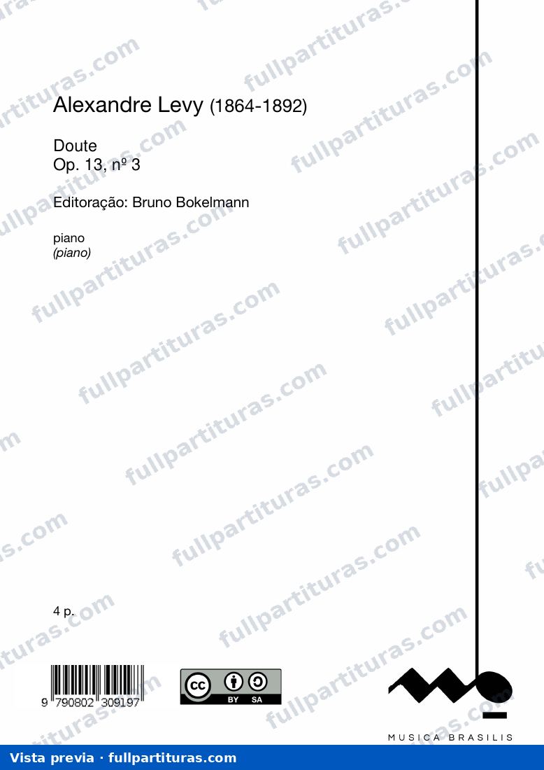 Doute Op. 13 nº 3 — preview