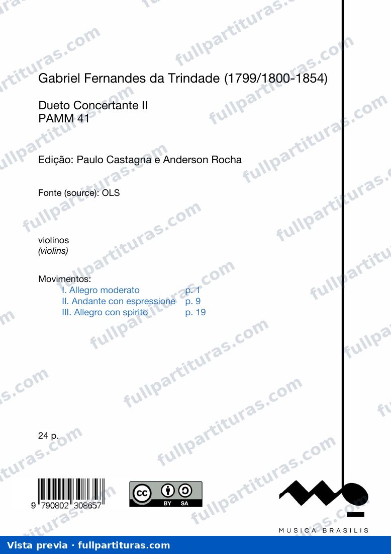 Dueto concertante II — preview