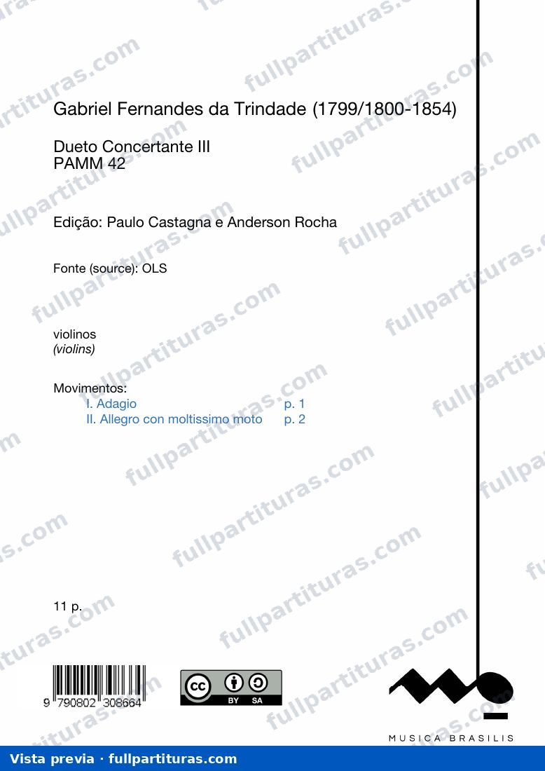 Dueto concertante III — preview