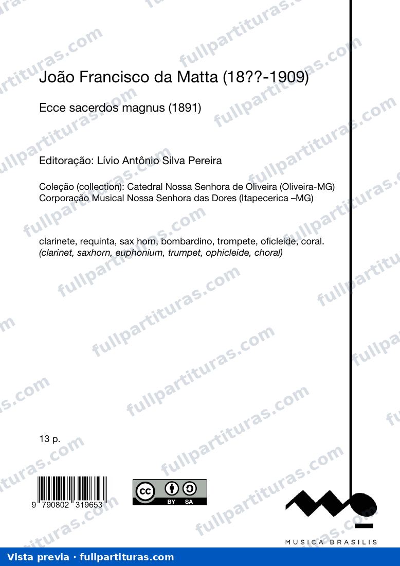 Ecce sacerdos magnus — preview
