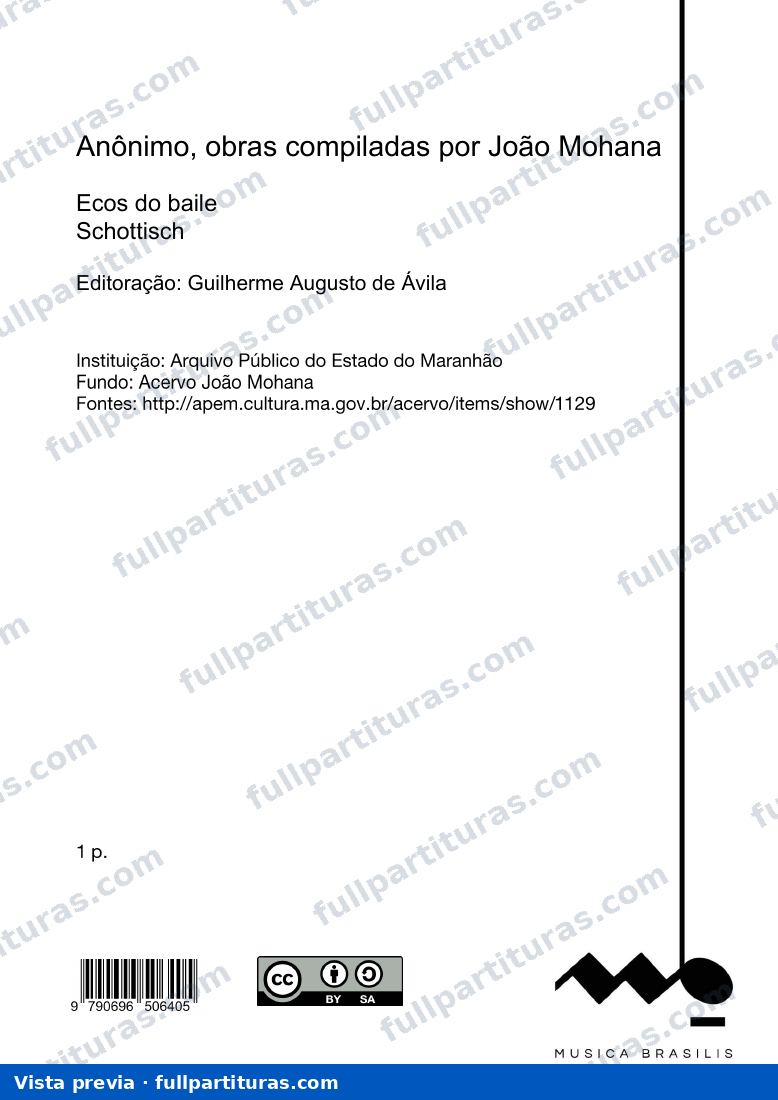 Ecos do baile, Anônimo — preview