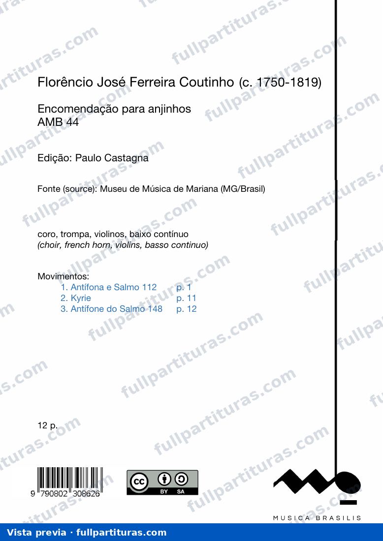 Encomendação para anjinhos — preview
