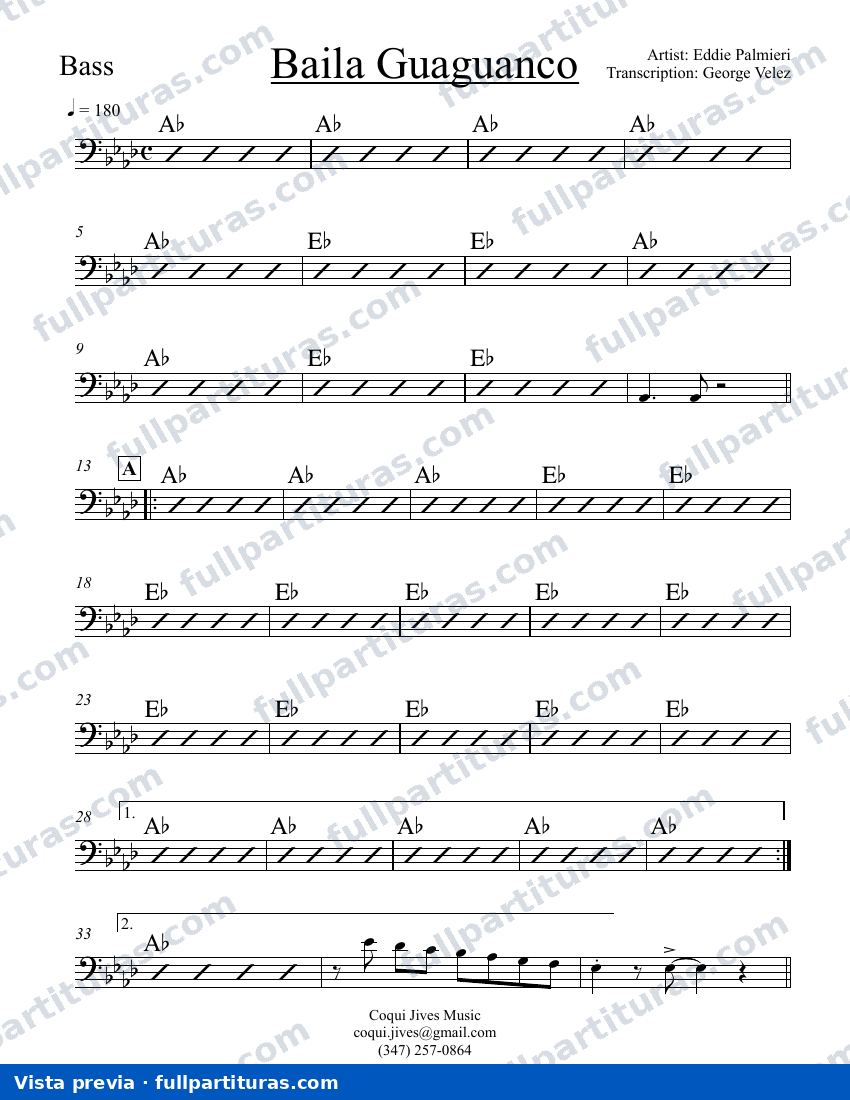 Baila guaguancó (Solo Bass) — preview
