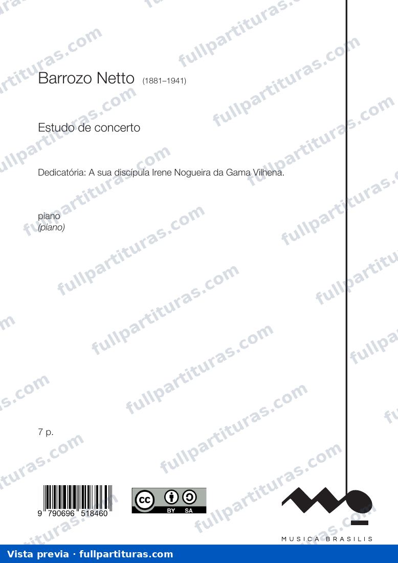 Estudo de concerto — preview