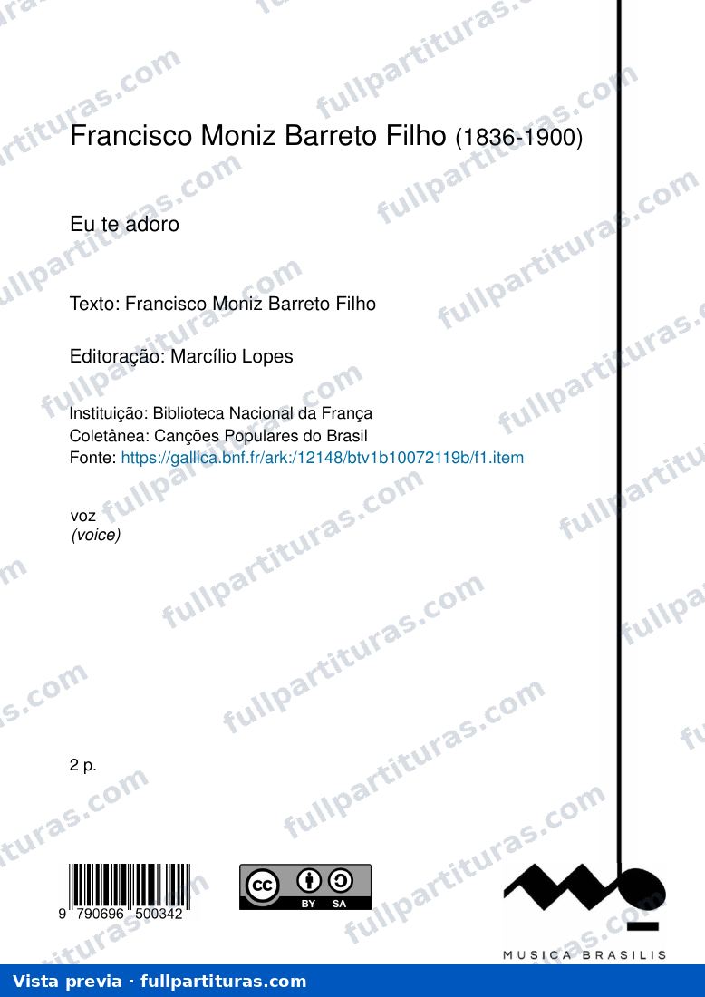 Eu te adoro — preview