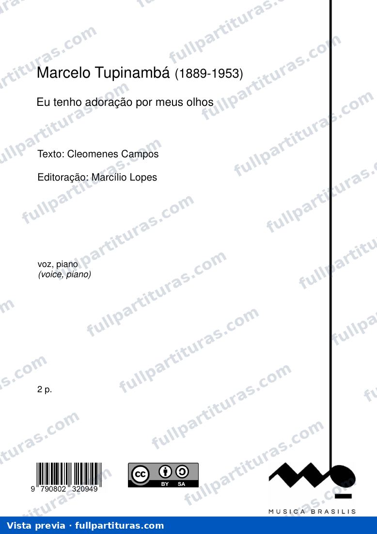 Eu tenho adoração por meus olhos — vista previa