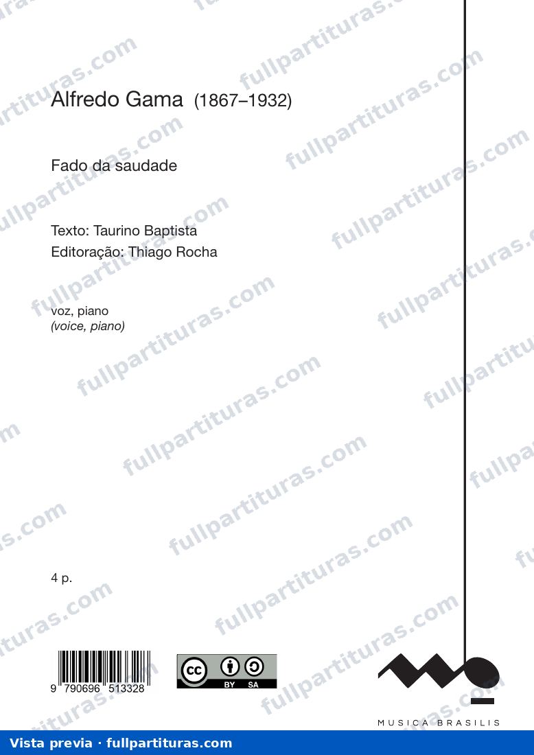 Fado da saudade — preview