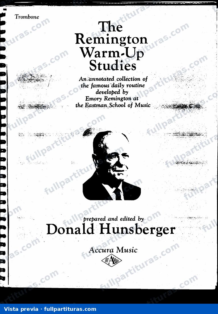 Remington Warmup Trombone — vista previa