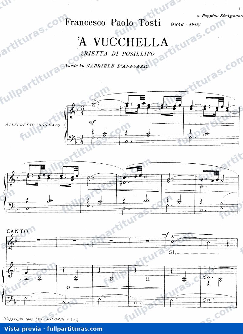 A vucchella — preview