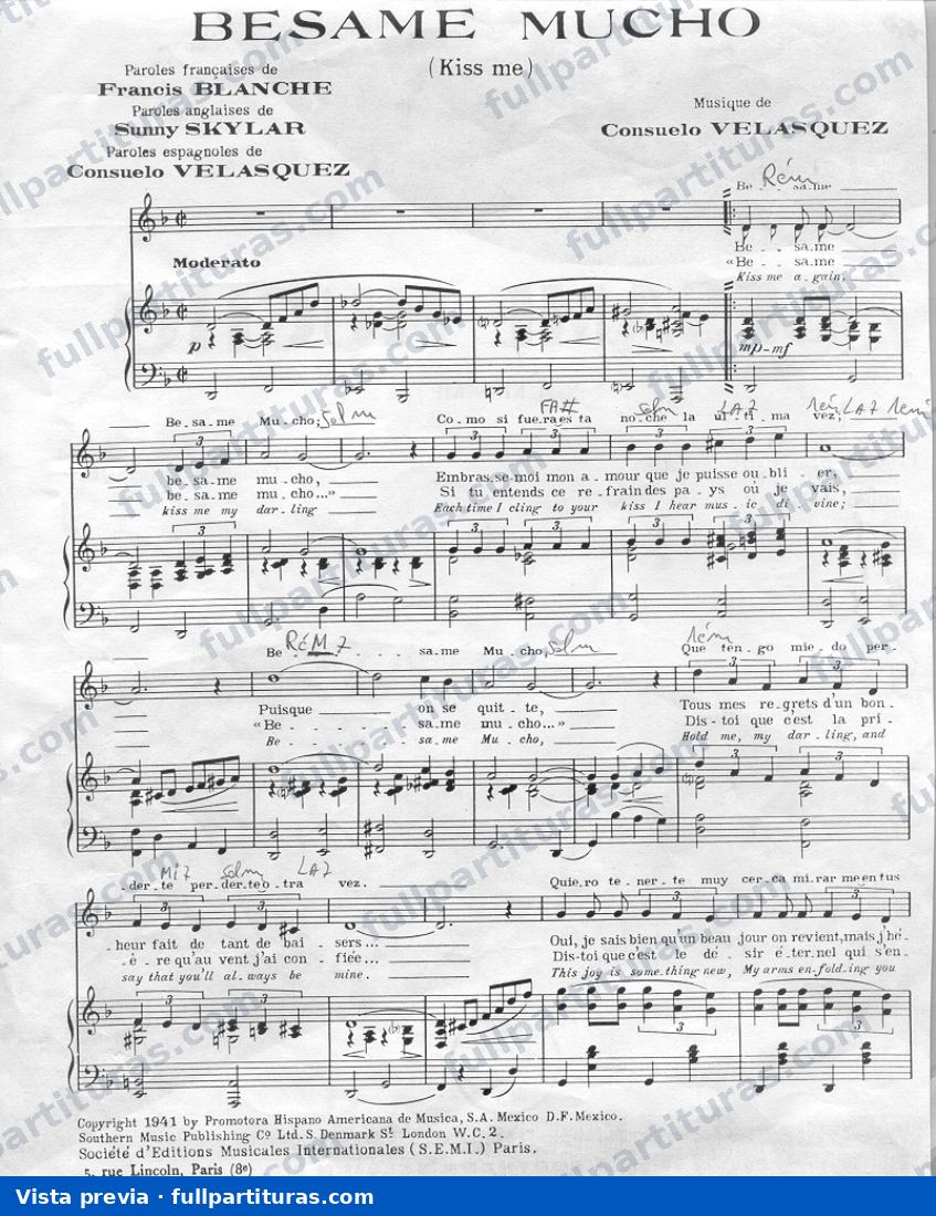 BÃ©same mucho — preview