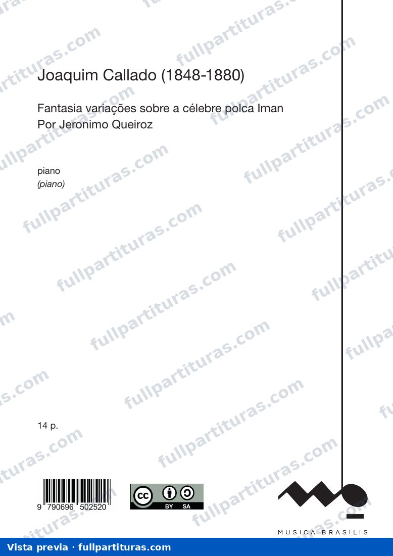 Fantasia variações sobre a célebre polca Iman — preview