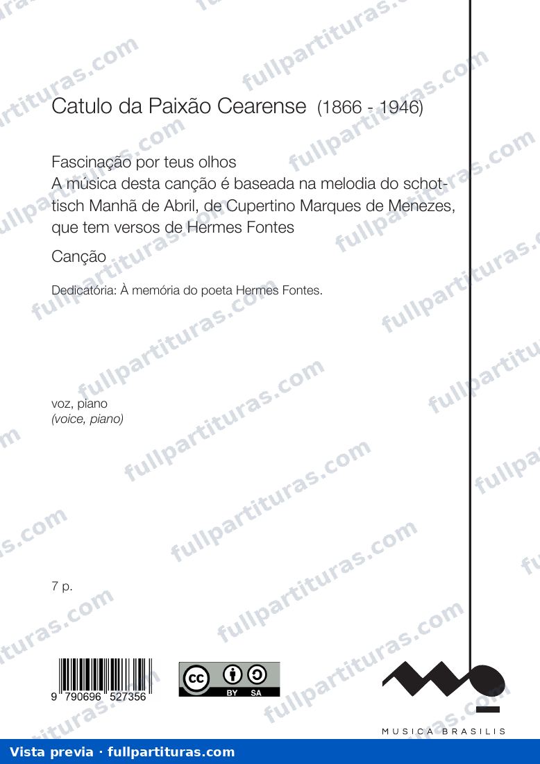 Fascinação por teus olhos — preview