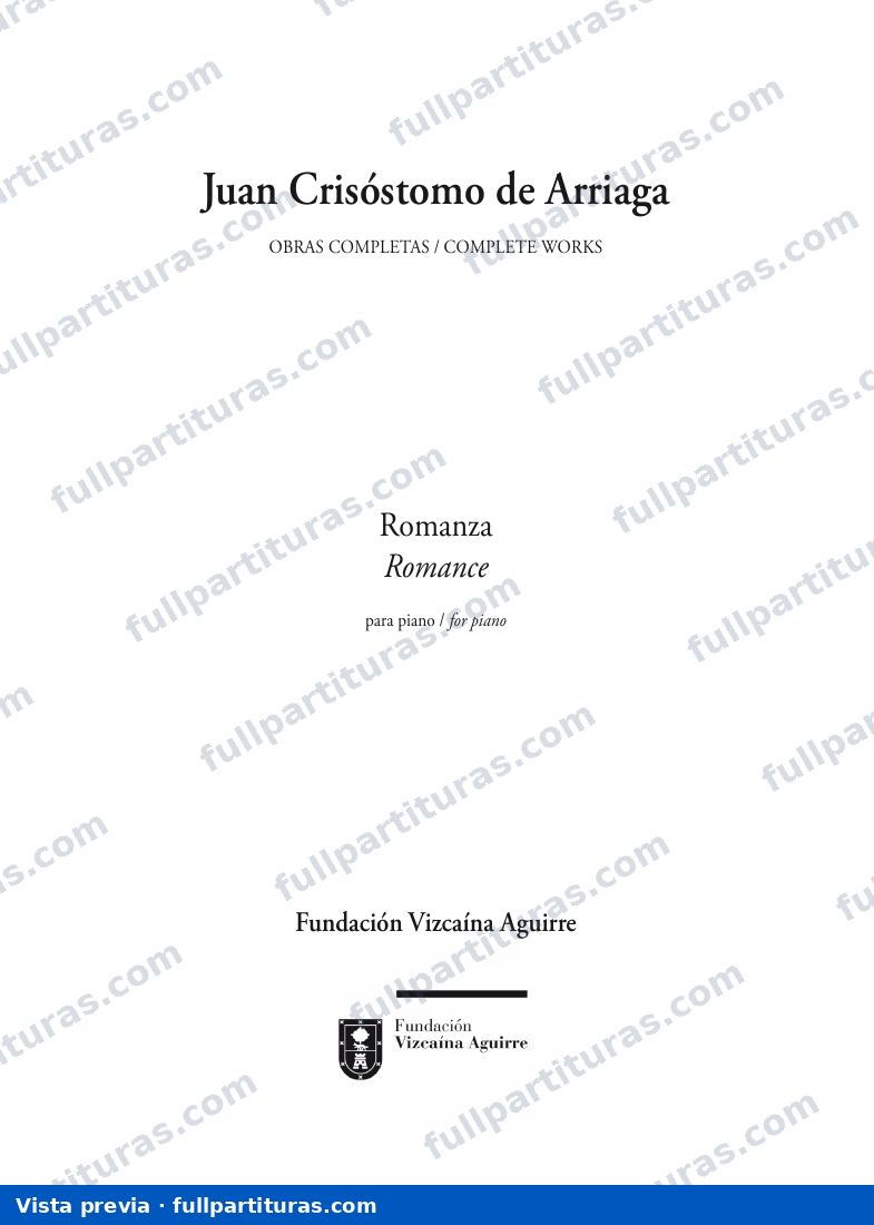 'Romanza' (para piano) [498 Kb] — preview
