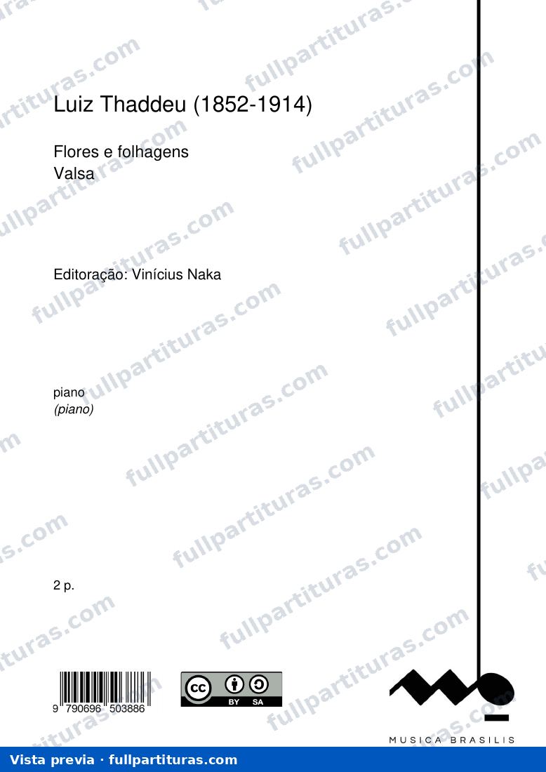 Flores e folhagens — preview