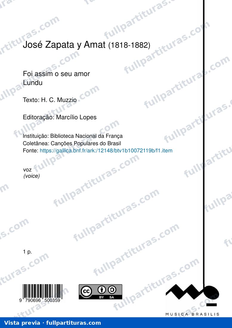 Foi assim o seu amor — preview