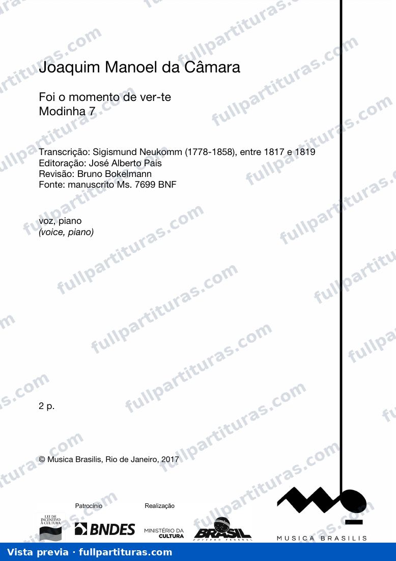 Foi o momento de ver-te — vista previa