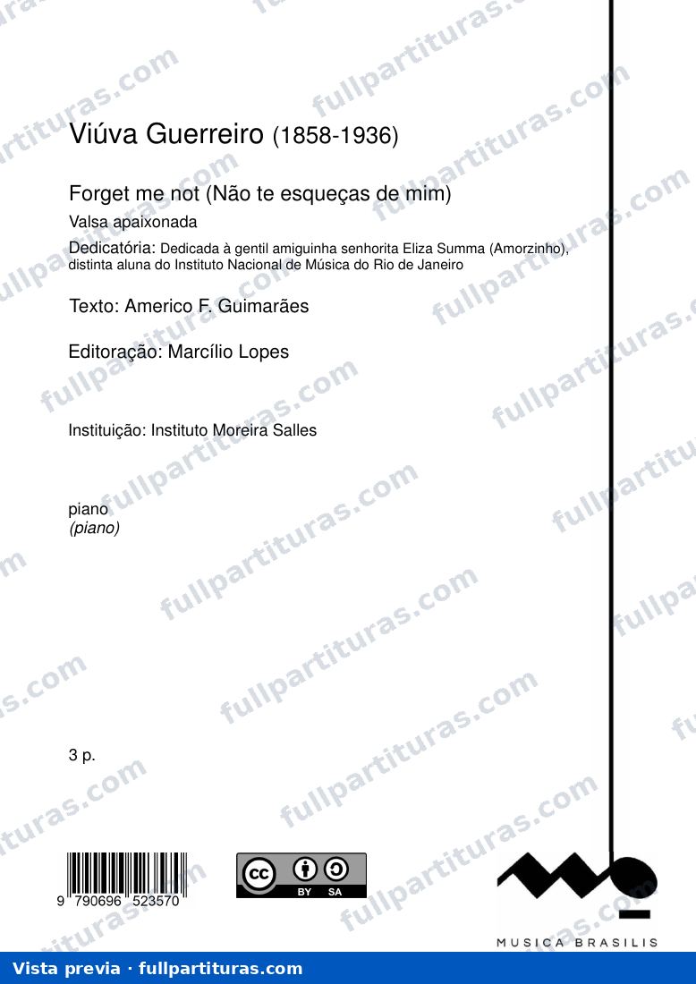 Forget Me Not — preview