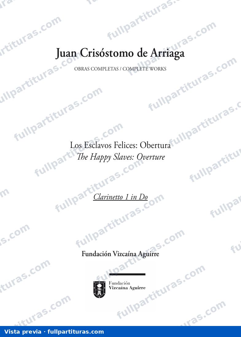 Clarinete 1 en Do — preview
