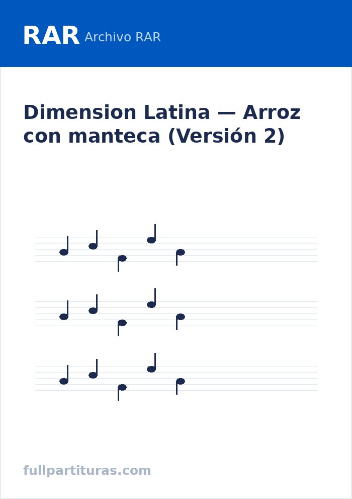 Arroz con manteca (Versión 2) — Vorschau