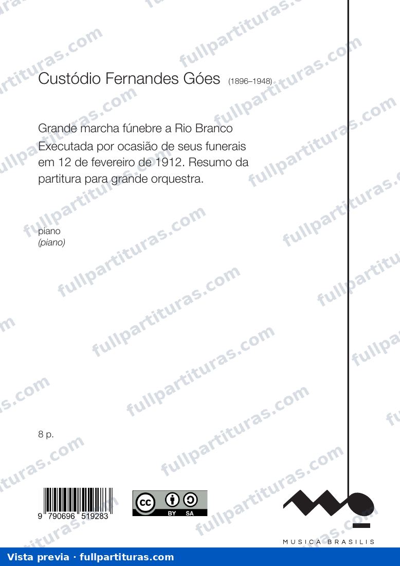 Grande marcha fúnebre a Rio Branco — preview