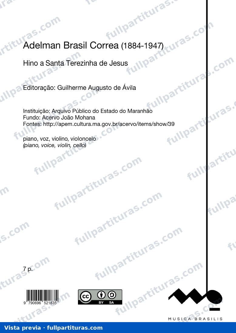 Hino a Santa Terezinha de Jesus — preview